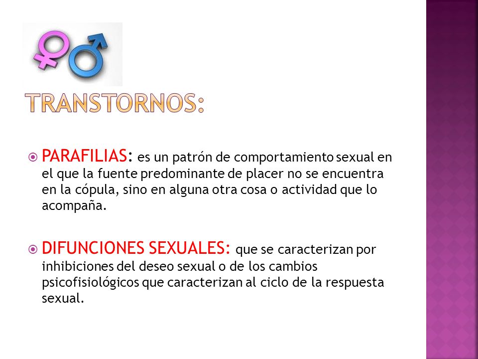 TRANSTORNOS: