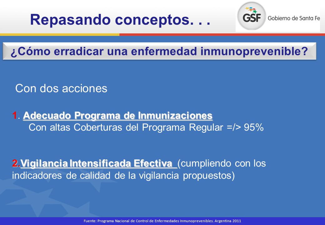 ¿Cómo erradicar una enfermedad inmunoprevenible