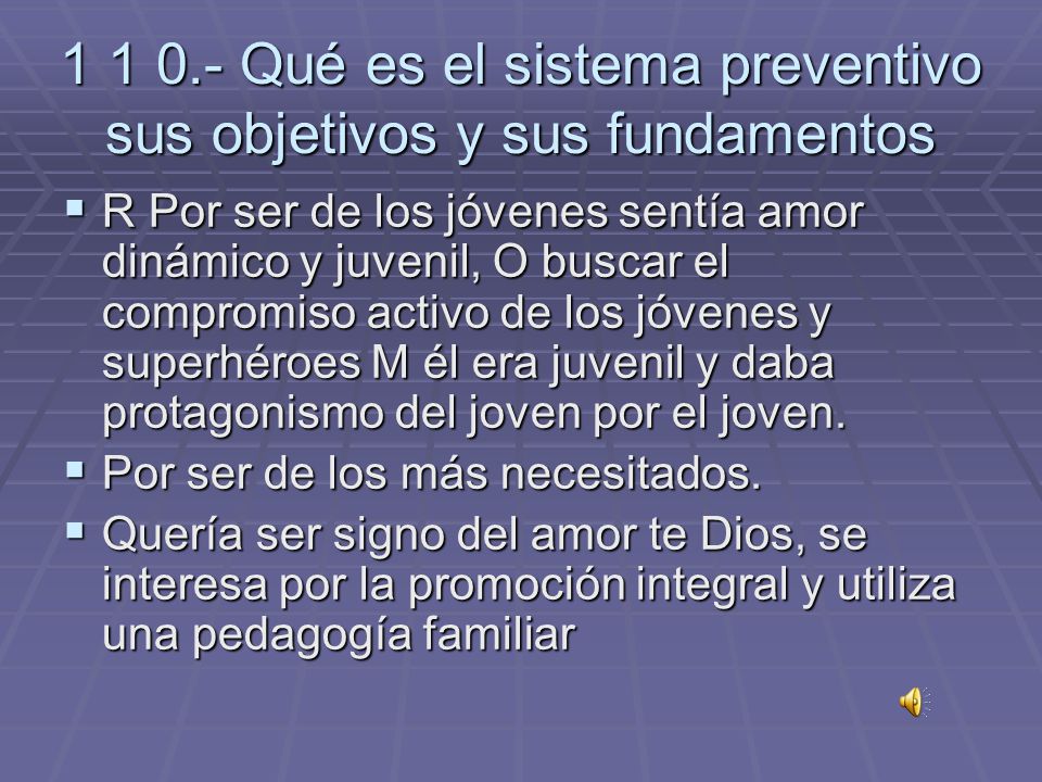 Qué es el sistema preventivo sus objetivos y sus fundamentos