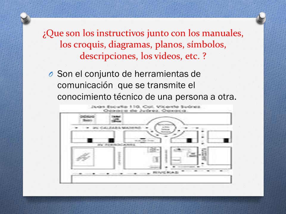 ¿Que son los instructivos junto con los manuales, los croquis, diagramas, planos, símbolos, descripciones, los videos, etc.