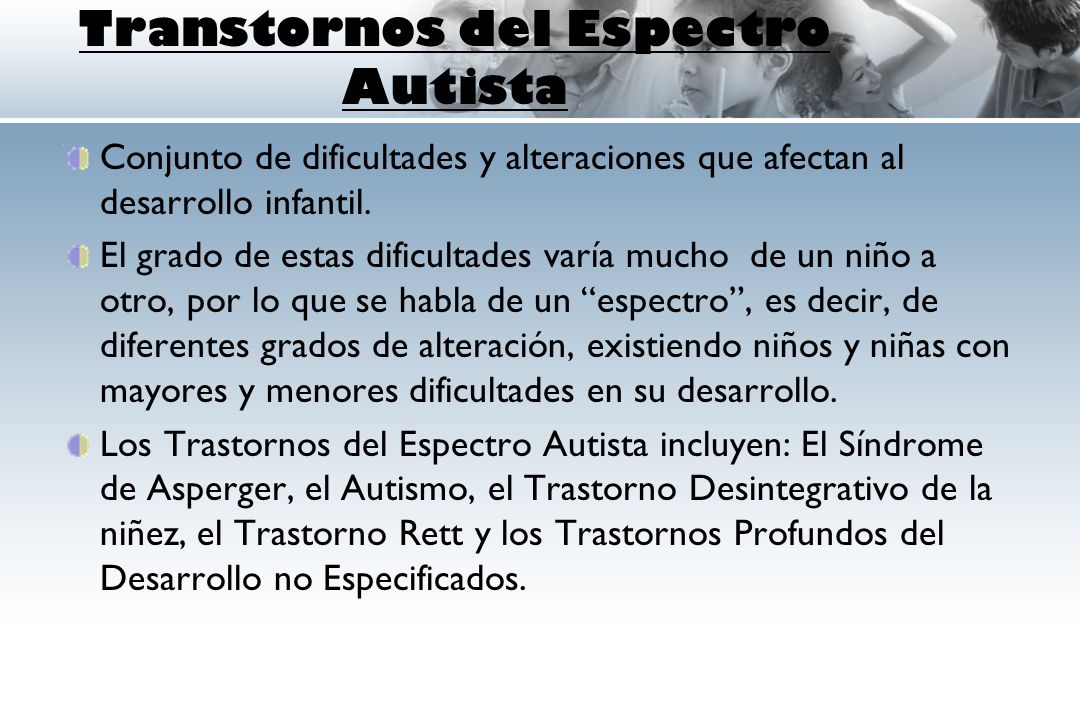 Transtornos del Espectro Autista
