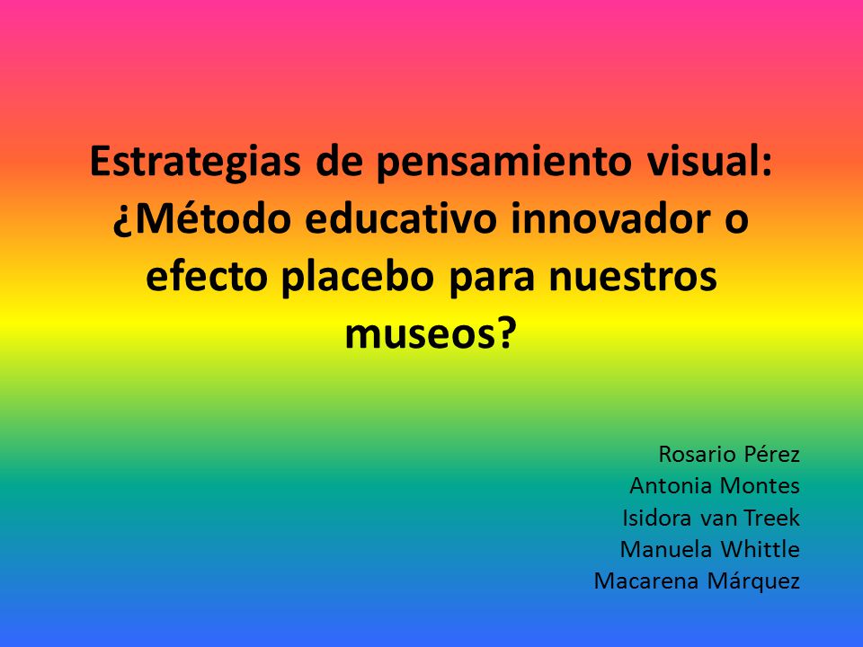 Estrategias de pensamiento visual: ¿Método educativo innovador o efecto placebo para nuestros museos