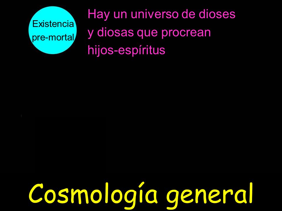 Cosmología general Hay un universo de dioses y diosas que procrean
