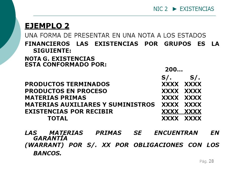 EJEMPLO 2 UNA FORMA DE PRESENTAR EN UNA NOTA A LOS ESTADOS