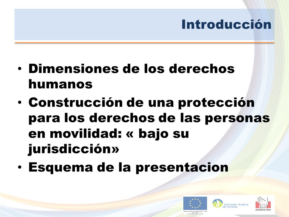 Introducción Dimensiones de los derechos humanos.