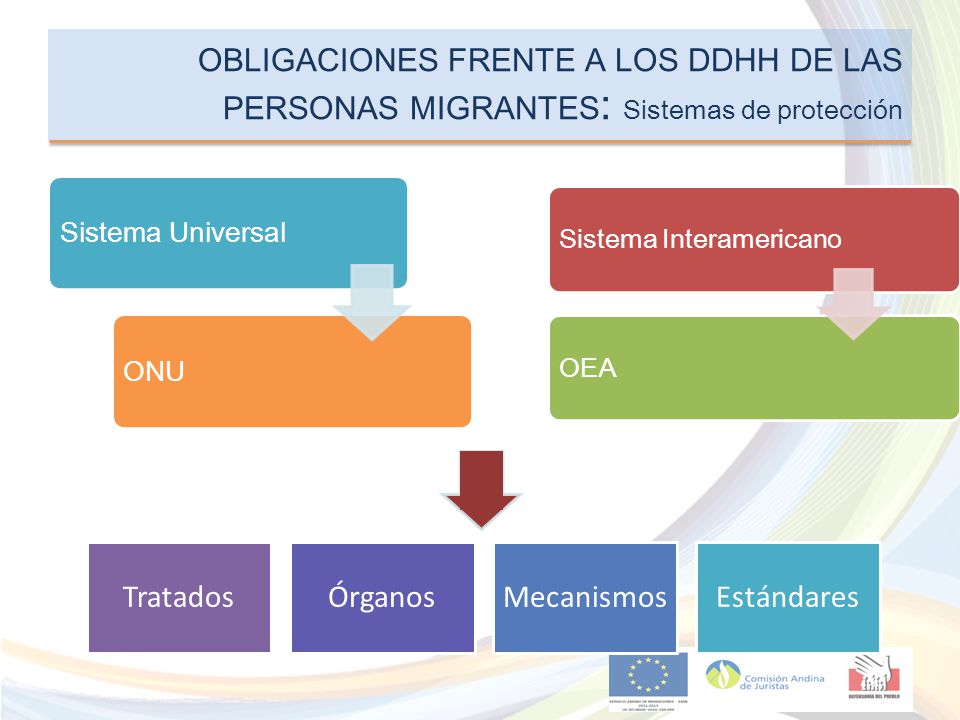 OBLIGACIONES FRENTE A LOS DDHH DE LAS PERSONAS MIGRANTES: Sistemas de protección