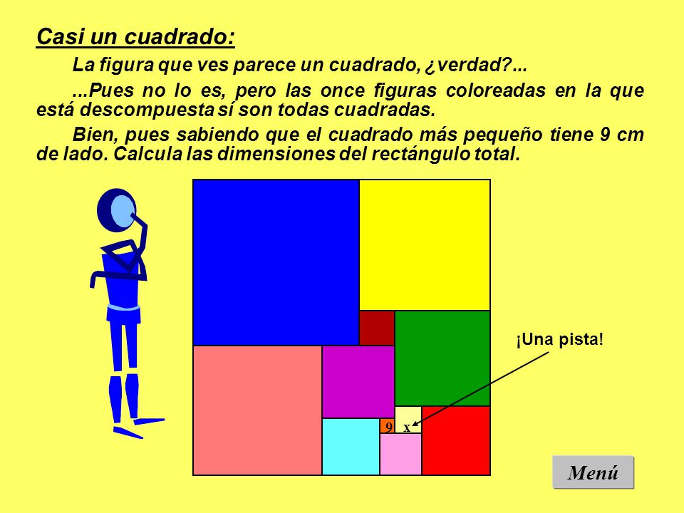 Casi un cuadrado: La figura que ves parece un cuadrado, ¿verdad ...