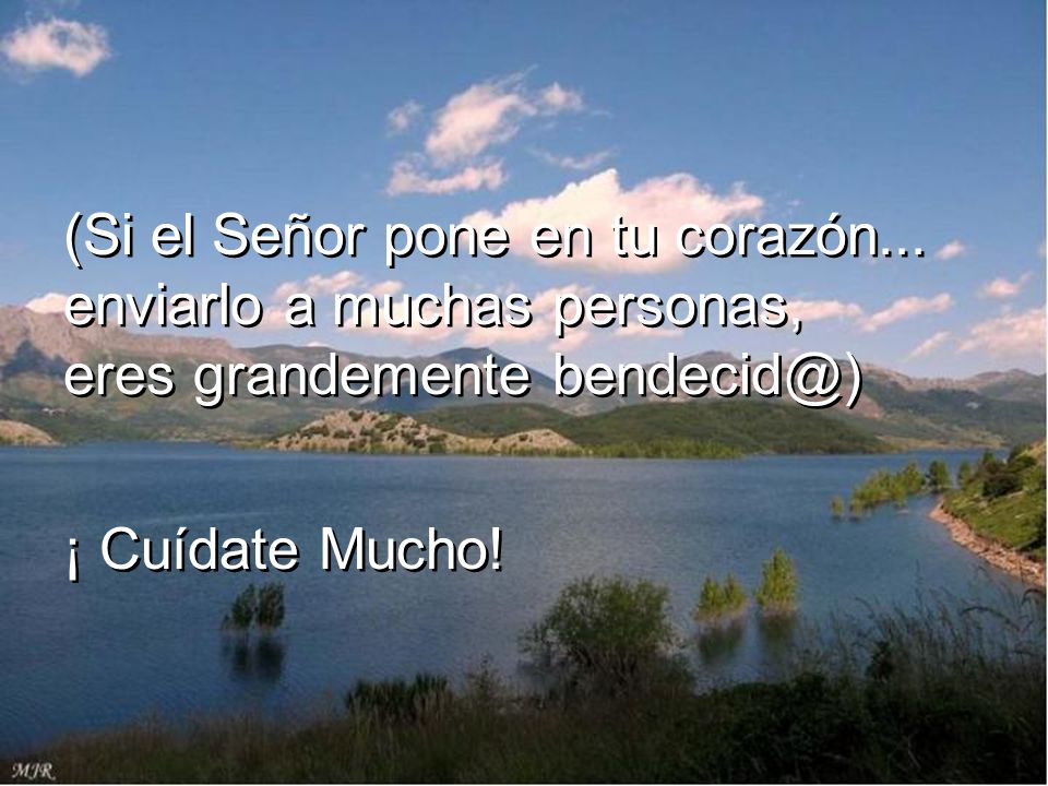 (Si el Señor pone en tu corazón