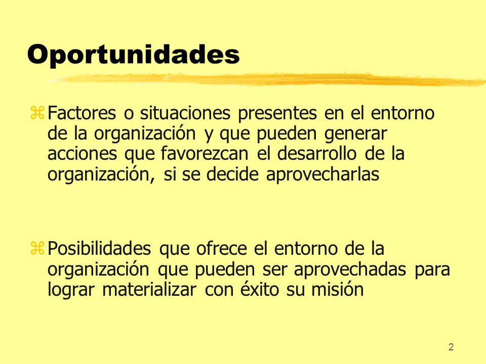 Oportunidades