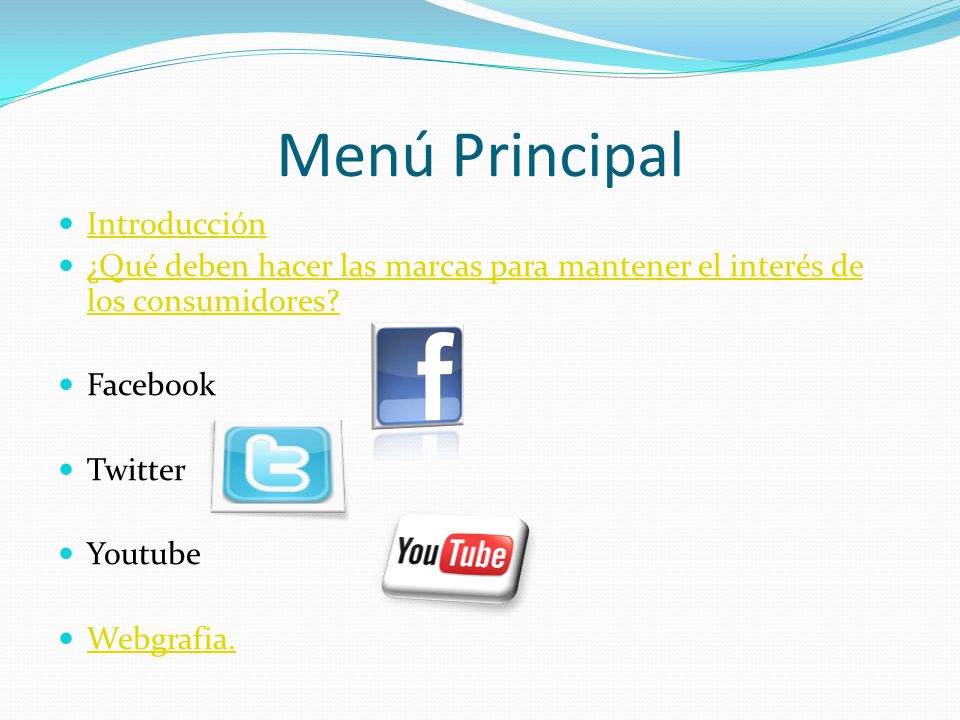 Menú Principal Introducción