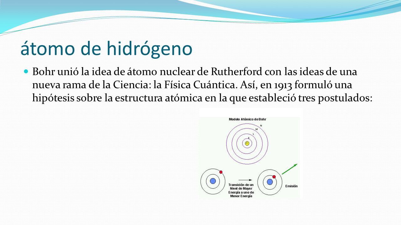 átomo de hidrógeno