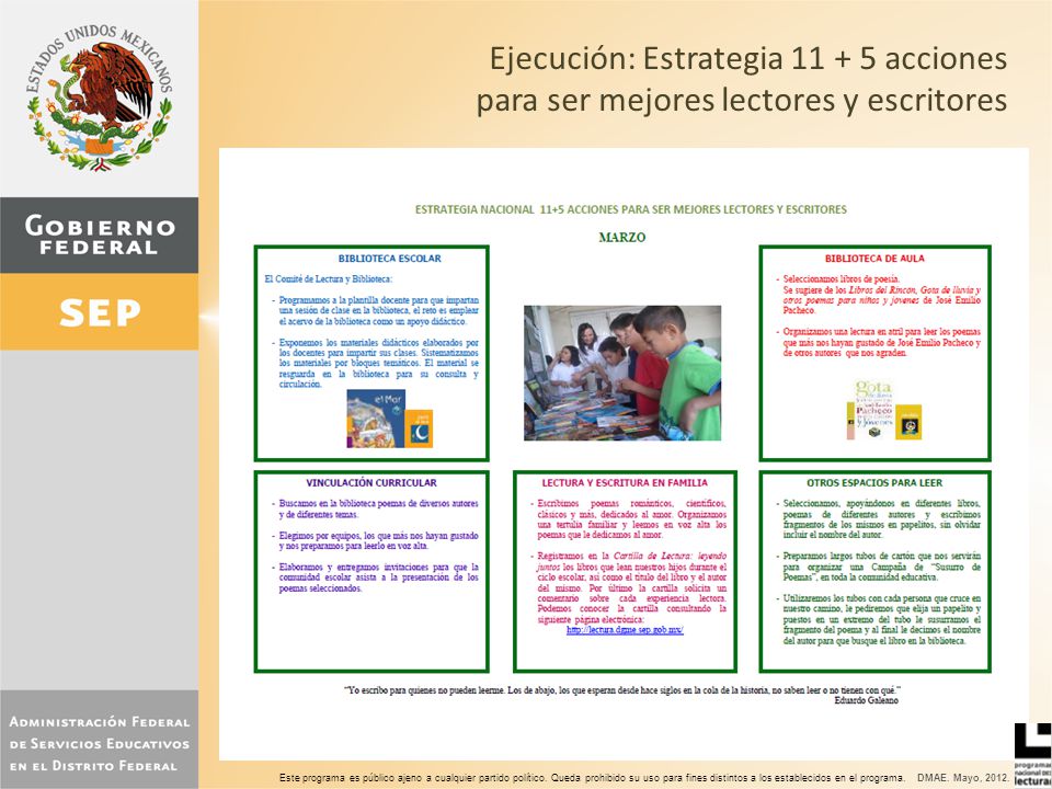 Ejecución: Estrategia acciones para ser mejores lectores y escritores
