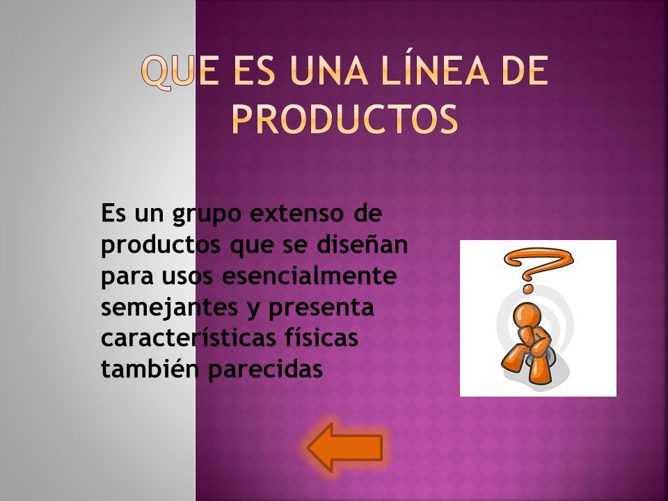 Que es una línea de productos