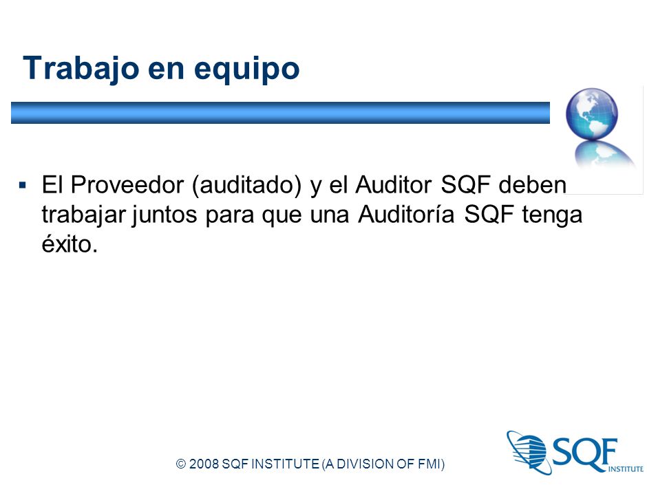 SQF Systems Training Course Trainer Guide Core Module
