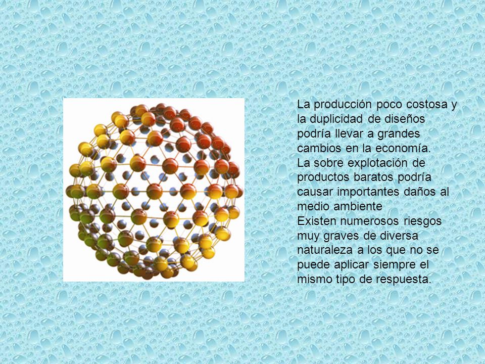 La producción poco costosa y la duplicidad de diseños podría llevar a grandes cambios en la economía.