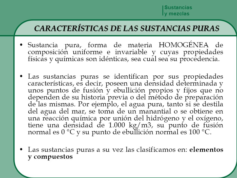 SUSTANCIAS Y MEZCLAS MODULO I Msc: Anaís Balza QUÍMICA GENERAL - ppt video  online descargar