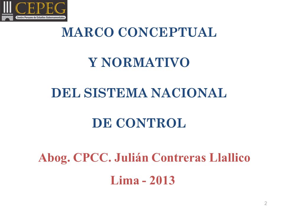 Abog. CPCC. Julián Contreras Llallico