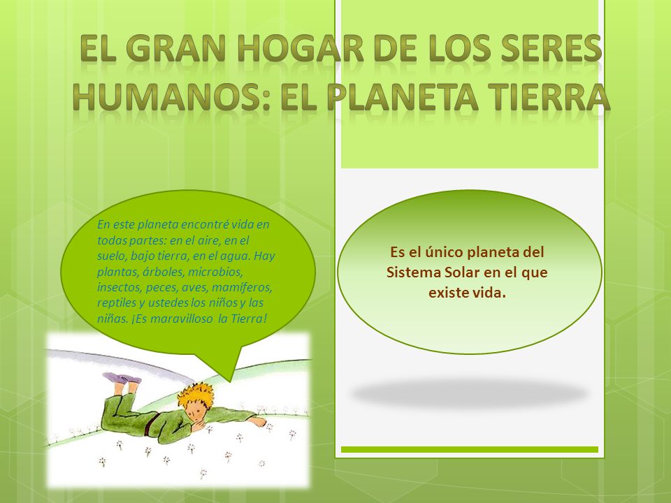 El gran hogar de los Seres humanos: El planeta tierra