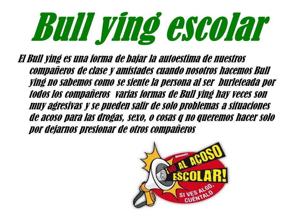 Bull ying escolar