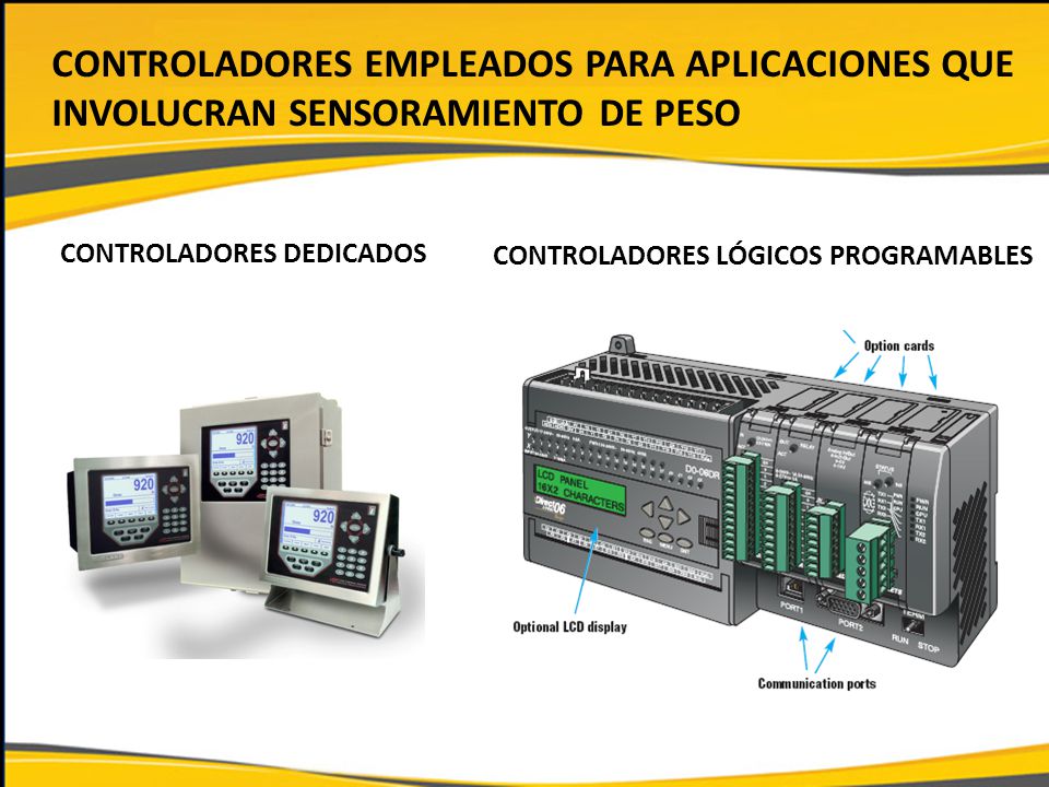 Controladores empleados para aplicaciones que involucran sensoramiento de peso