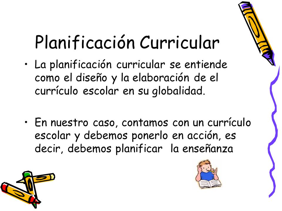 Planificación Curricular