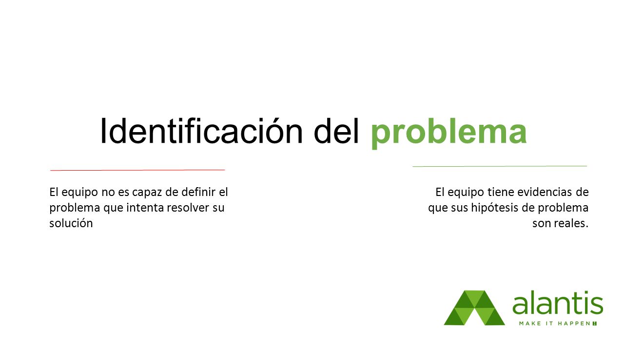 Identificación del problema