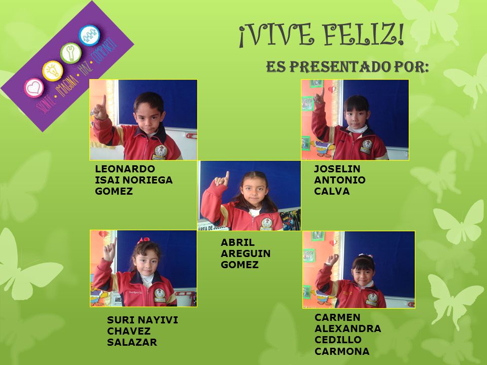 ¡VIVE FELIZ! ES PRESENTADO POR: LEONARDO ISAI NORIEGA GOMEZ
