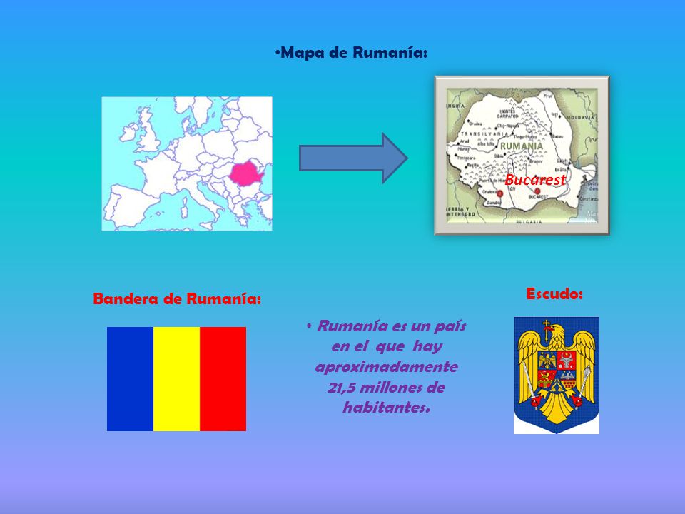 Mapa de Rumanía: Bucarest.