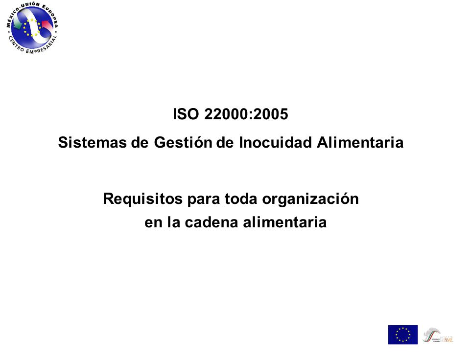 Sistemas de Gestión de Inocuidad Alimentaria