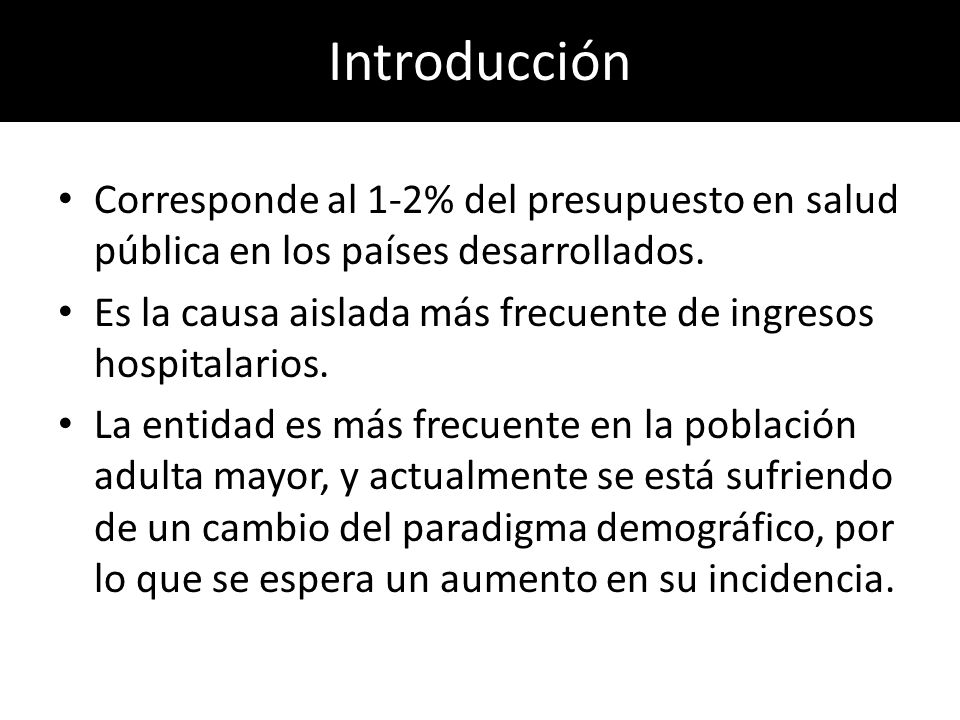 Introducción Corresponde al 1-2% del presupuesto en salud pública en los países desarrollados.