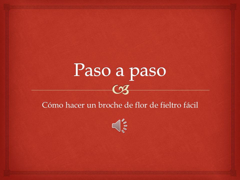 Cómo hacer un broche de flor de fieltro fácil