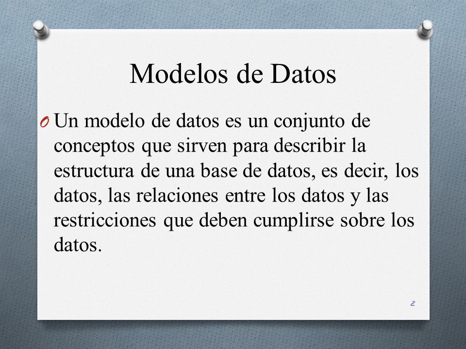 Modelos de Datos