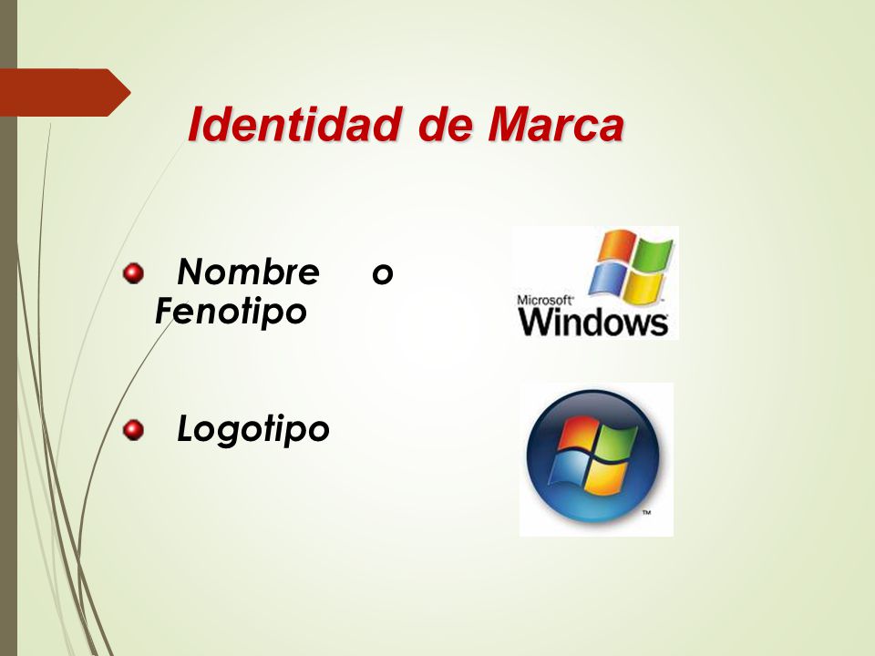 Identidad de Marca Nombre o Fenotipo Logotipo