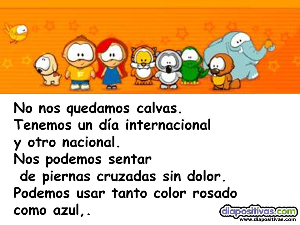 No nos quedamos calvas. Tenemos un día internacional