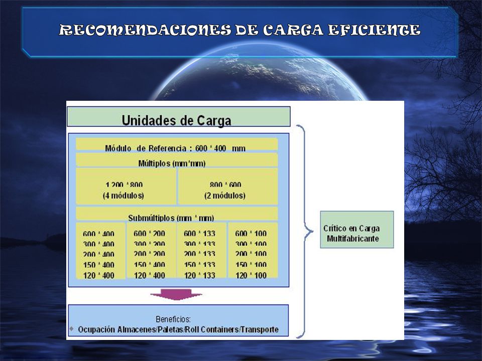 RECOMENDACIONES DE CARGA EFICIENTE