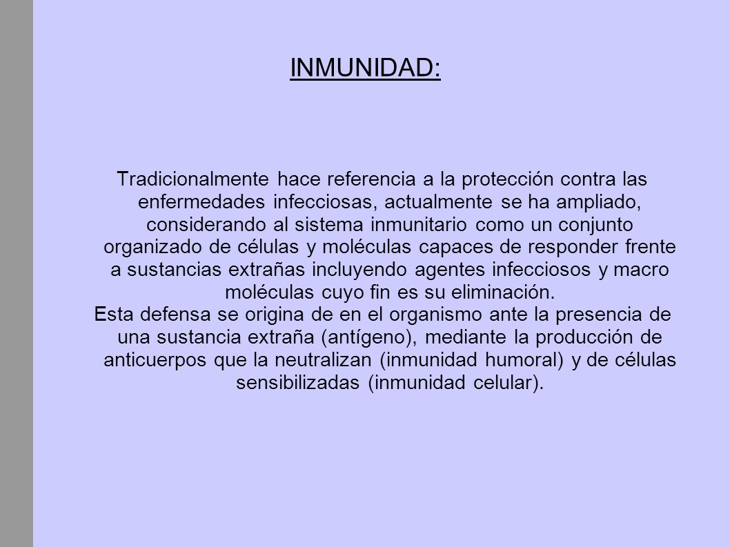 INMUNIDAD: