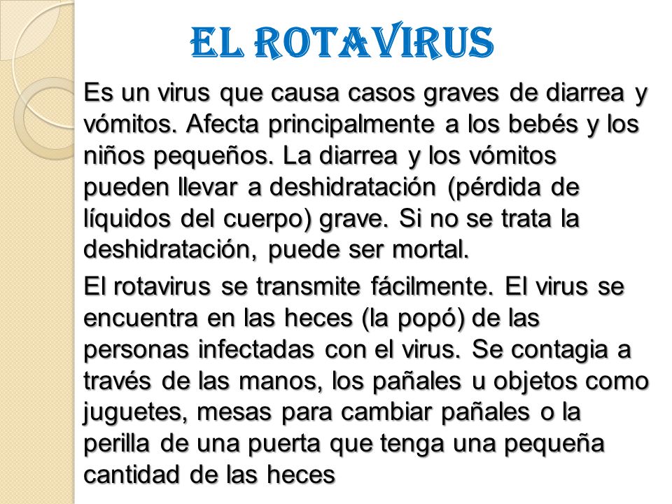 EL ROTAVIRUS