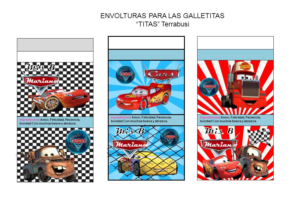ENVOLTURAS PARA LAS GALLETITAS TITAS Terrabusi