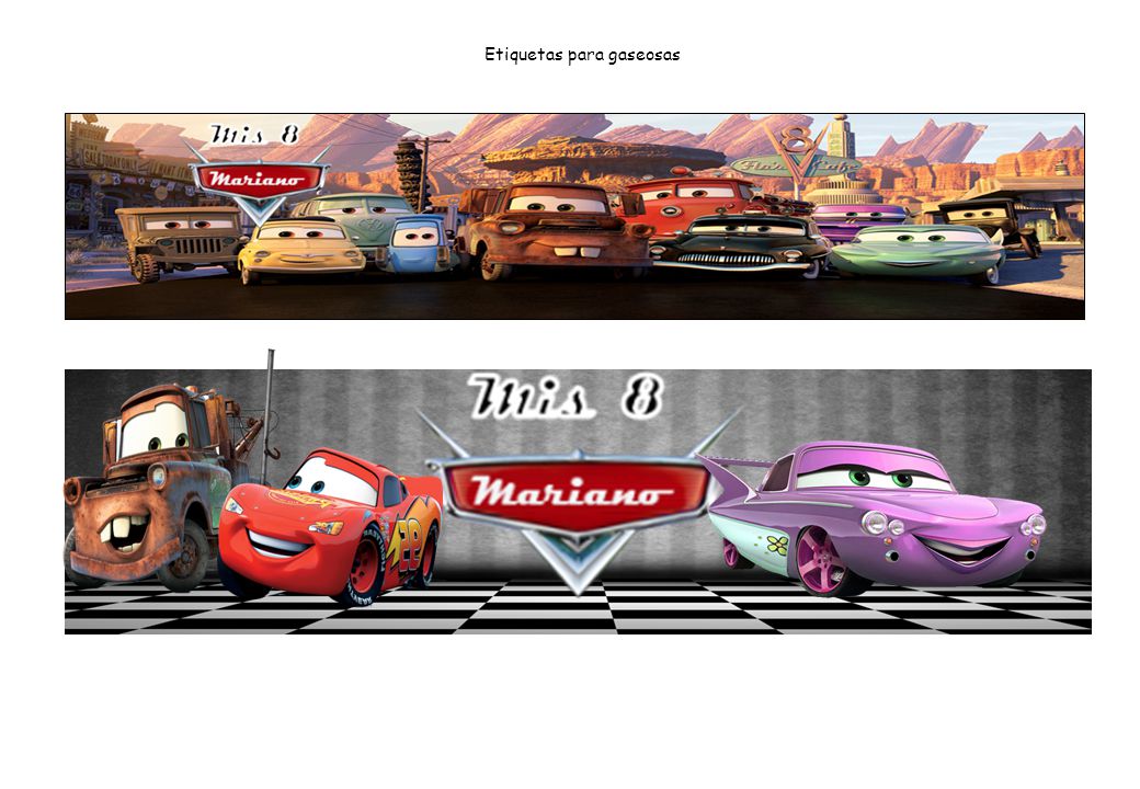 Etiquetas para gaseosas