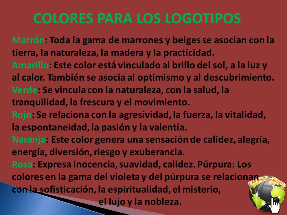 COLORES PARA LOS LOGOTIPOS