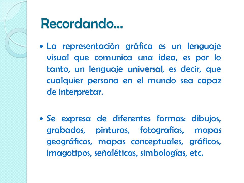Recordando…