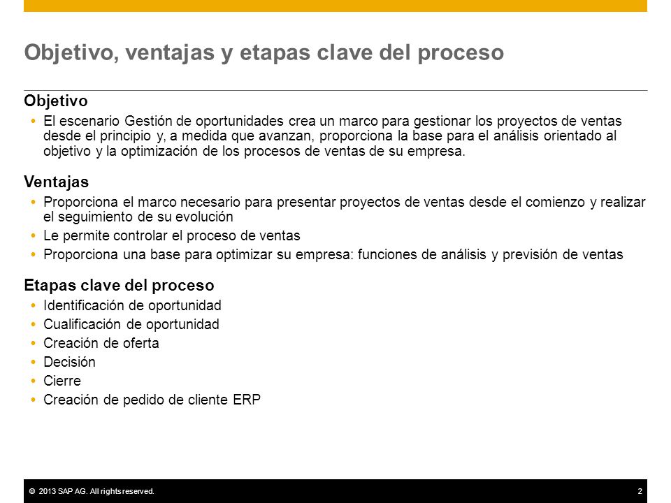 Objetivo, ventajas y etapas clave del proceso