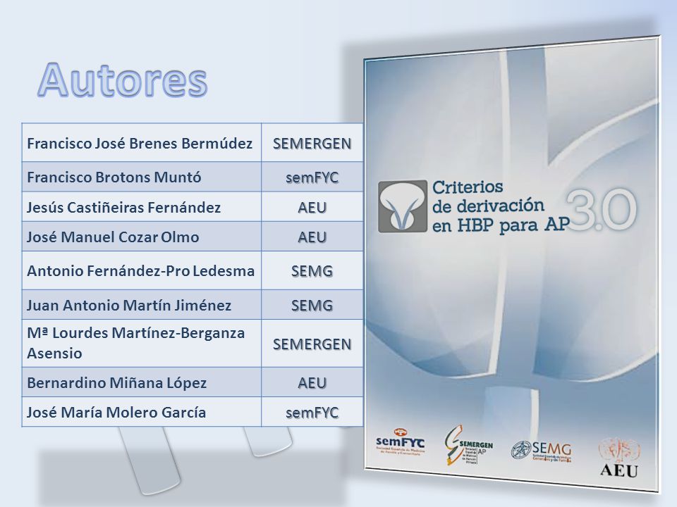 Autores Francisco José Brenes Bermúdez SEMERGEN