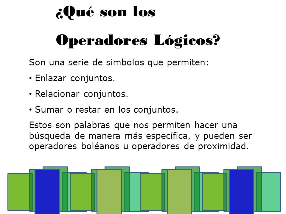 ¿Qué son los Operadores Lógicos
