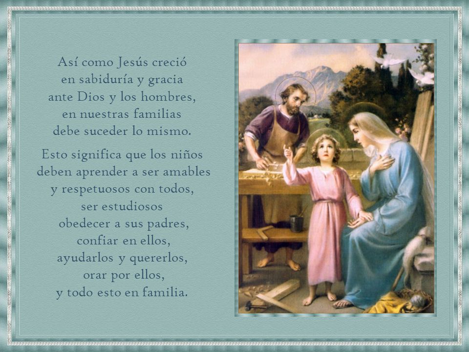 Esto significa que los niños deben aprender a ser amables
