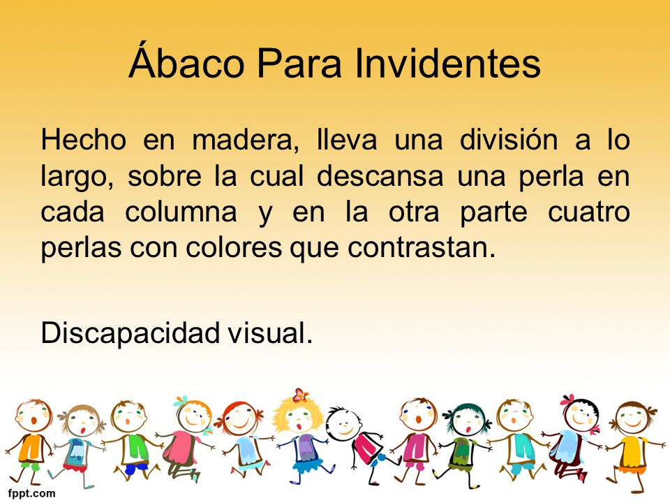 Ábaco Para Invidentes