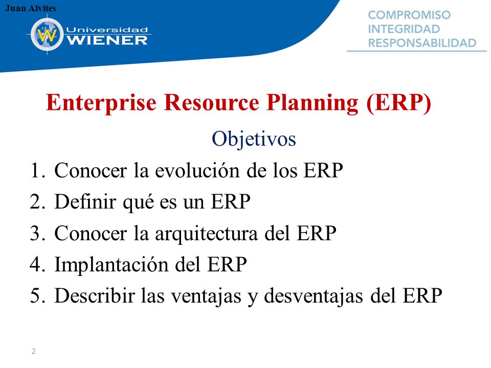 Enterprise Resource Planning (ERP)