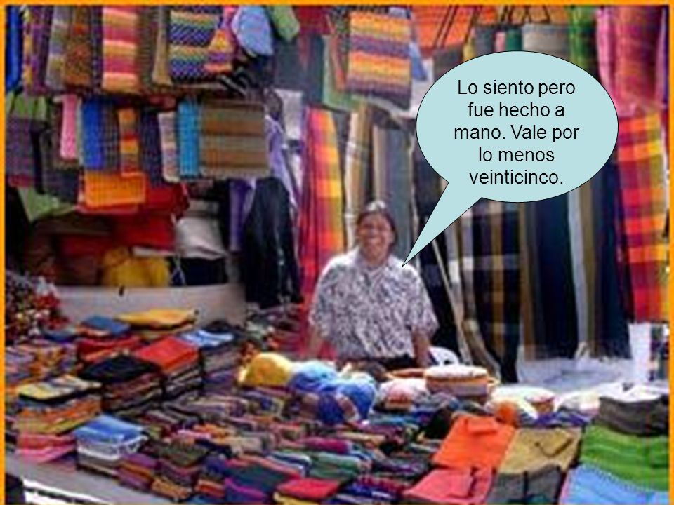 Lo siento pero fue hecho a mano. Vale por lo menos veinticinco.