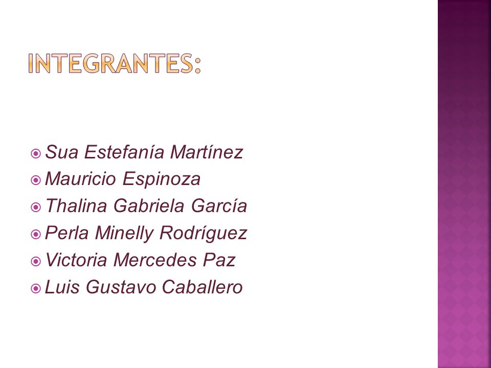 Integrantes: Sua Estefanía Martínez Mauricio Espinoza