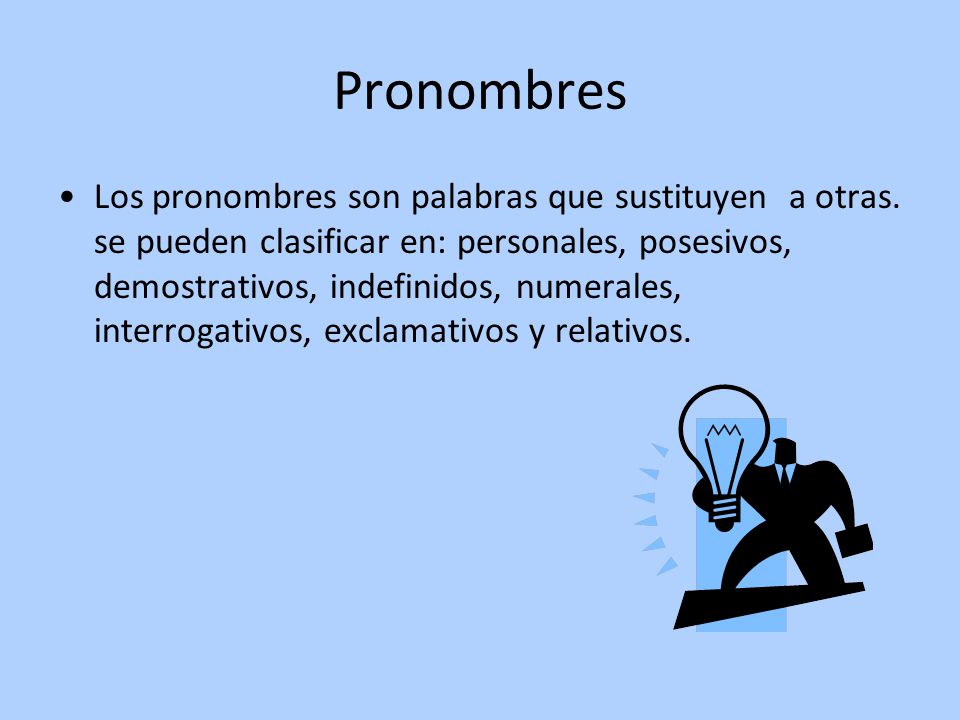 Pronombres